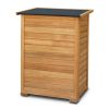 Portable Wooden Garden Storage Cabinet