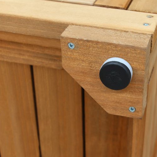 Portable Wooden Garden Storage Cabinet