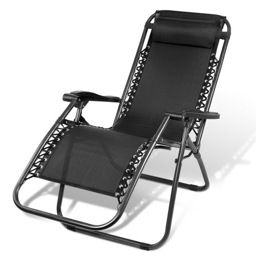 Zero Gravity Recliner Chairs Outdoor Sun Lounge Beach Chair Camping