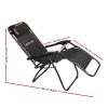 Zero Gravity Recliner Chairs Outdoor Sun Lounge Beach Chair Camping