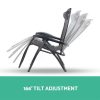 Zero Gravity Recliner Chairs Outdoor Sun Lounge Beach Chair Camping