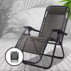 Zero Gravity Recliner Chairs Outdoor Sun Lounge Beach Chair Camping
