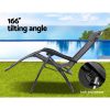 Zero Gravity Recliner Chairs Outdoor Sun Lounge Beach Chair Camping