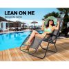 Zero Gravity Recliner Chairs Outdoor Sun Lounge Beach Chair Camping