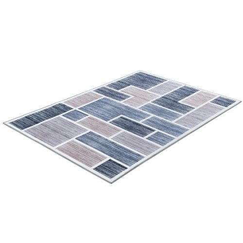 Floor Rugs Short Pile Area Rug Large Modern Carpet Soft Grey – 200×290 cm