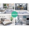 Floor Rugs Short Pile Area Rug Large Modern Carpet Soft Grey – 200×290 cm
