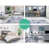 Floor Rugs Short Pile Area Rug Large Modern Carpet Soft Grey – 200×290 cm