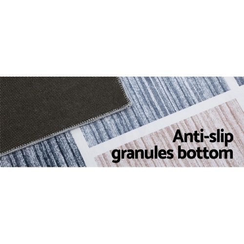 Floor Rugs Short Pile Area Rug Large Modern Carpet Soft Grey – 200×290 cm