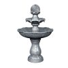 3 Tier Solar Powered Water Fountain – Black