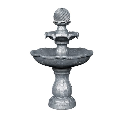 3 Tier Solar Powered Water Fountain – Black