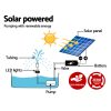 Solar Pond Pump with Battery Kit LED Lights 4FT