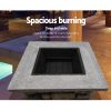 Stone Base Outdoor Patio Heater Fire Pit Table – 55x55x50 cm