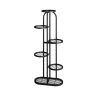 Round Metal Plant Rack Flowerpot Storage Display Stand Holder Home Garden Decor