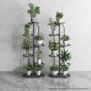 Round Metal Plant Rack Flowerpot Storage Display Stand Holder Home Garden Decor