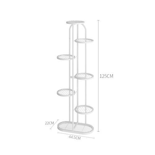 Round Metal Plant Rack Flowerpot Storage Display Stand Holder Home Garden Decor