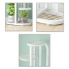 Round Metal Plant Rack Flowerpot Storage Display Stand Holder Home Garden Decor