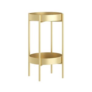 Gold Tiered 50CM Plant Stand Flower Pots Holders Rack Garden Shelf Indoor Display