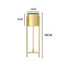 30CM Gold Metal Plant Stand with Flower Pot Holder Corner Shelving Rack Indoor Display