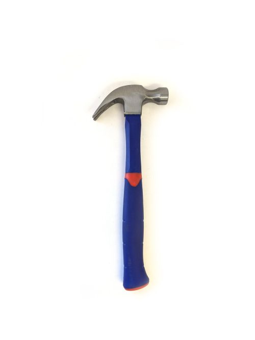 Curved Claw Hammer With Fiberglass Handle – 16Oz