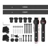 Sliding Barn Door Hardware Track Set Roller Kit Slide Office Bedroom – 1.83 M
