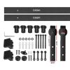 Sliding Barn Door Hardware Track Set Roller Kit Slide Office Bedroom – 1.83 M