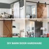Sliding Barn Door Hardware Track Set Roller Kit Slide Office Bedroom – 1.83 M