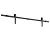 Sliding Barn Door Hardware Track Set Roller Kit Slide Office Bedroom – 2.44 M