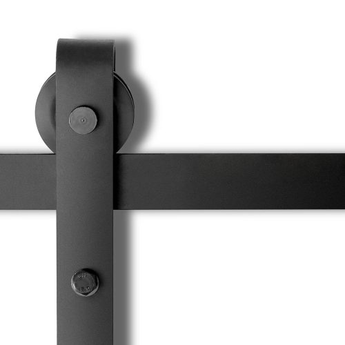Sliding Barn Door Hardware Track Set Roller Kit Slide Office Bedroom – 2.44 M