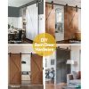 Sliding Barn Door Hardware Track Set Roller Kit Slide Office Bedroom – 4 M