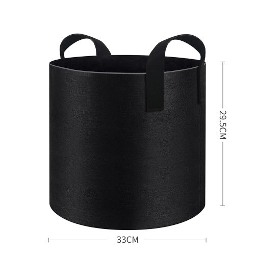 Fabric Plant Pots Grow Bags Bag Pouch Root Container Potato Planter 5pc – 7 GL