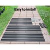 Green Fingers Galvanised Steel Garden Bed – Aliminium Grey – 210x90x30 cm