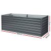 Garden Bed 240x80x77cm Planter Box Raised Container Galvanised Herb