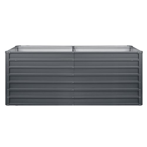 Garden Bed 240x80x77cm Planter Box Raised Container Galvanised Herb