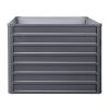Garden Bed 2PCS Galvanised Steel Raised Planter – 100x100x77 cm