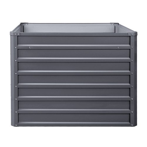 Garden Bed 2PCS Galvanised Steel Raised Planter – 100x100x77 cm
