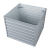 Garden Bed 2PCS Galvanised Steel Raised Planter – 100x100x77 cm