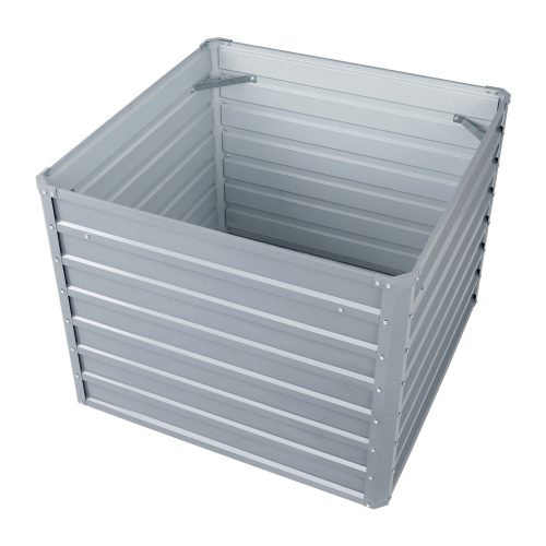 Garden Bed 2PCS Galvanised Steel Raised Planter – 100x100x77 cm