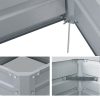 Garden Bed 2PCS Galvanised Steel Raised Planter – 100x100x77 cm