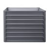 Garden Bed 2PCS Galvanised Steel Raised Planter – 100x100x77 cm