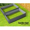 Garden Bed 2PCS Galvanised Steel Raised Planter – 120x90x30 cm