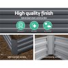 Garden Bed 2PCS Galvanised Steel Raised Planter – 120x90x30 cm