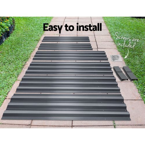Garden Bed 2PCS Galvanised Steel Raised Planter – 120x90x30 cm