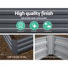 Garden Bed 2PCS Galvanised Steel Raised Planter – 150x90x30 cm