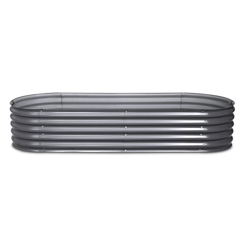 Galvanised Raised Garden Bed Steel Instant Planter – 240x80x42 cm