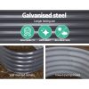 Galvanised Raised Garden Bed Steel Instant Planter – 240x80x42 cm