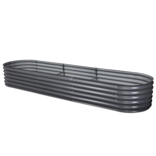 Galvanised Raised Garden Bed Steel Instant Planter – 320x80x40 cm