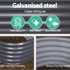 Galvanised Raised Garden Bed Steel Instant Planter – 320x80x40 cm