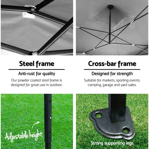 Gazebo Pop Up Marquee Outdoor Tent Folding Wedding Gazebos
