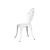 3PC Outdoor Setting Cast Aluminium Bistro Table Chair Patio – White