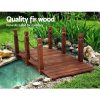 Garden Decor Outdoor Ornament Wooden Bridge Chain 160cm